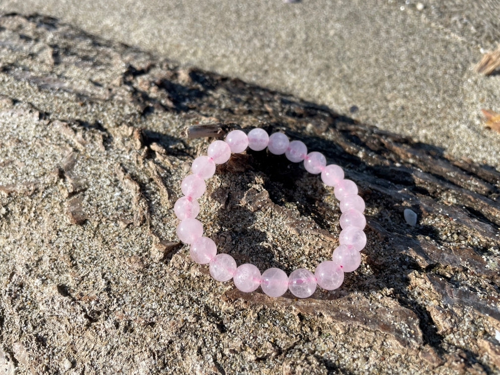 Bracciale in Quarzo rosa