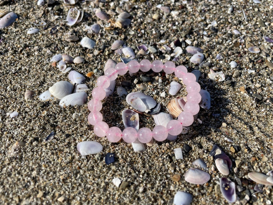 Bracciale in Quarzo rosa