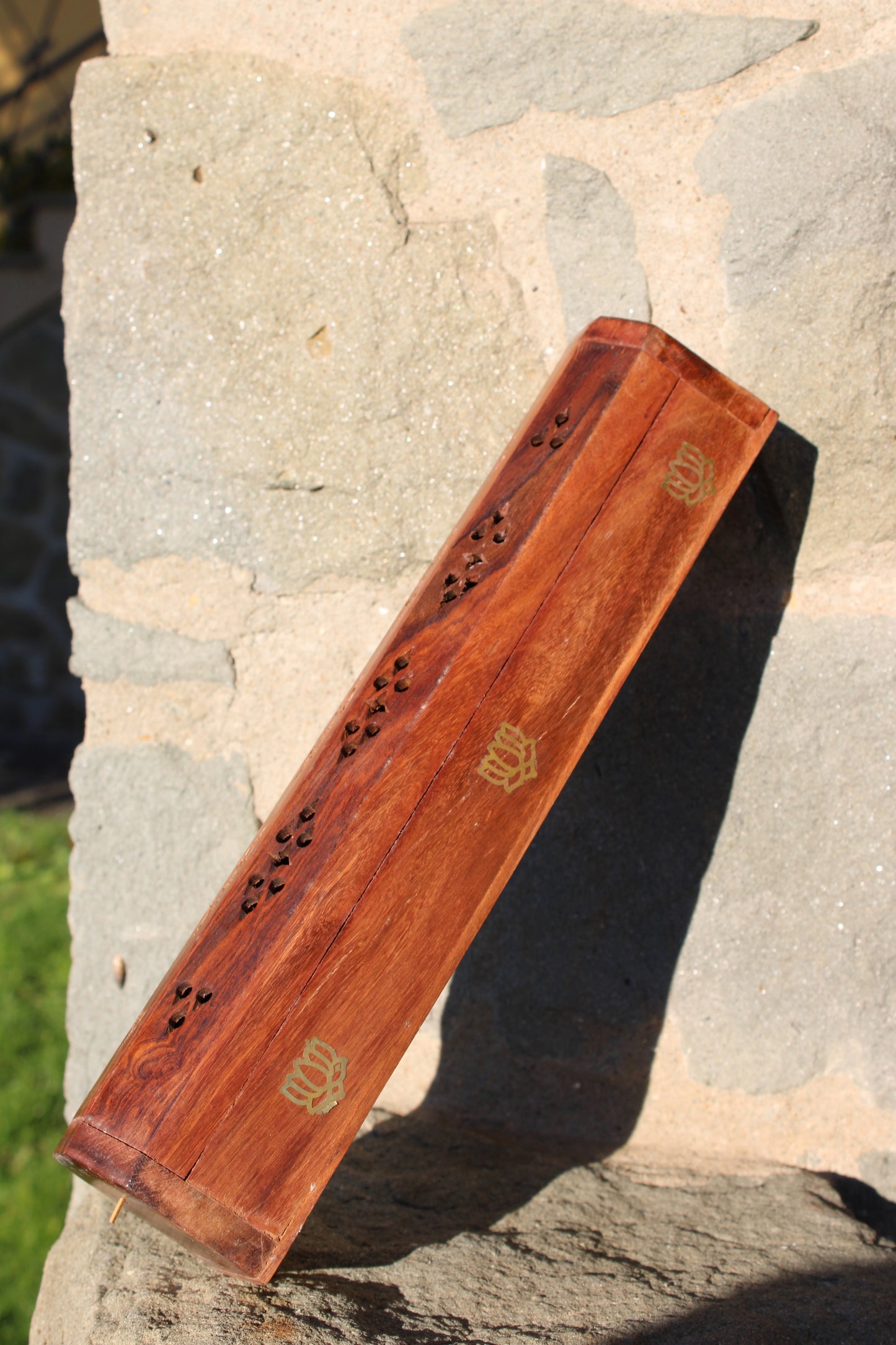 Bruciatore box lux legno e ottone