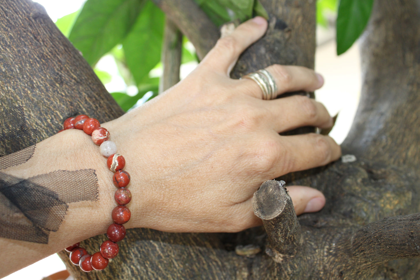 Bracciale Diaspro Rosso (Sud Africa)