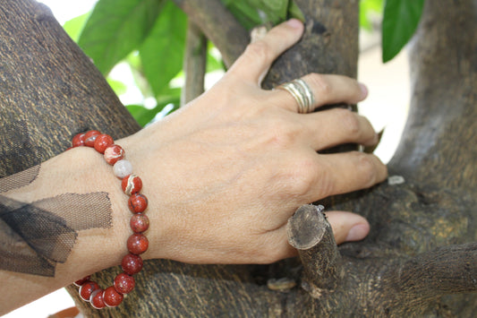 Bracciale Diaspro Rosso (Sud Africa)