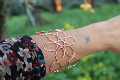 Bracciale Fiore in rame