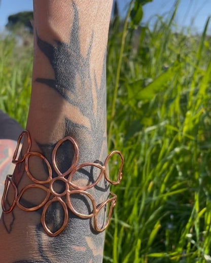 Bracciale Fiore in rame