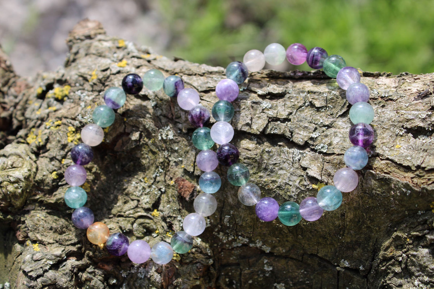 Bracciale Fluorite arcobaleno extra