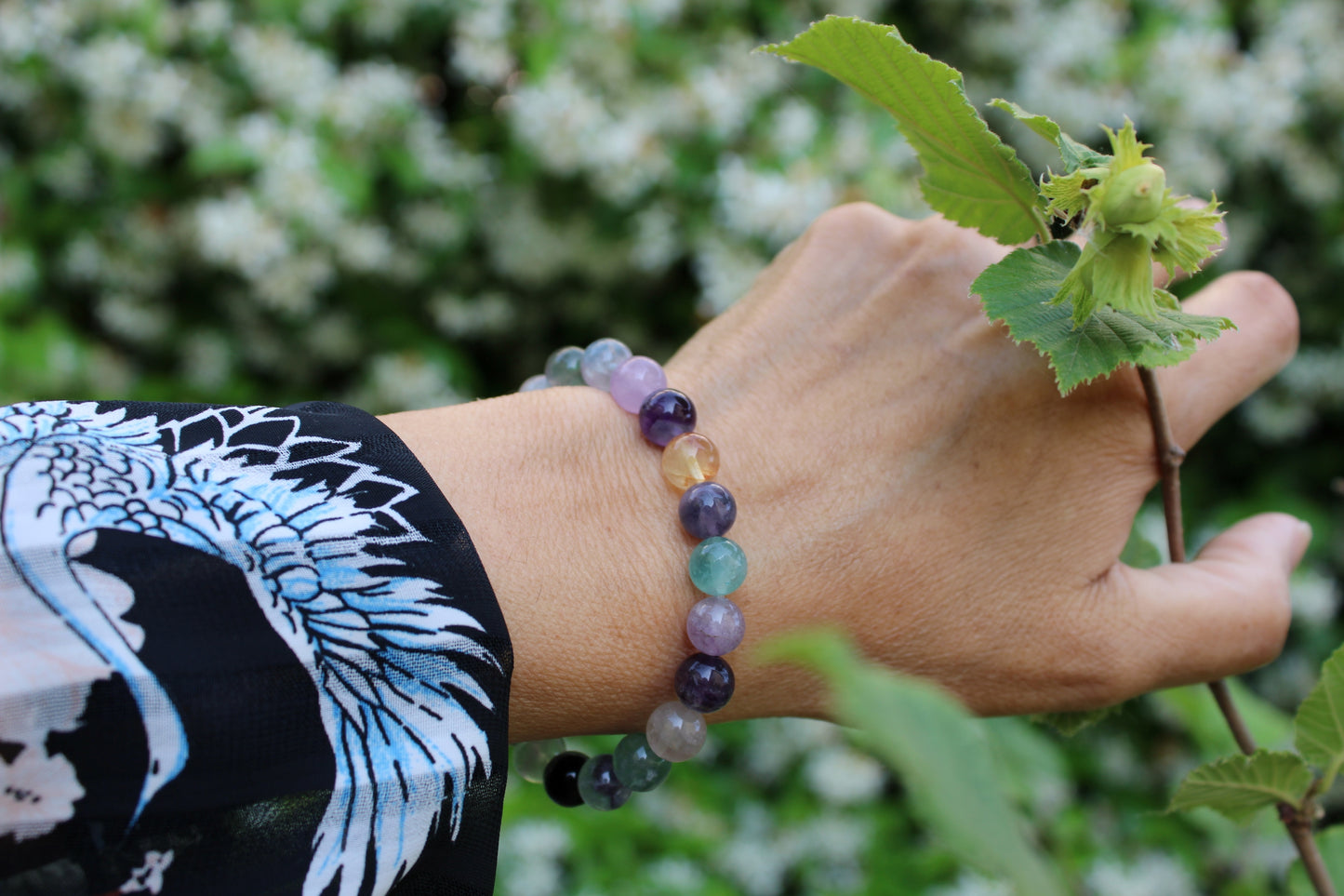 Bracciale Fluorite arcobaleno extra